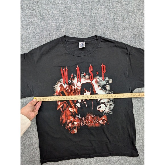 W.A.S.P. Holy Terror Shirt World Domination Nation Metal Concert Tour Tee XL y2k - Picture 9 of 14